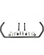 Sway bar for '73-87 GM truck with crossover steering