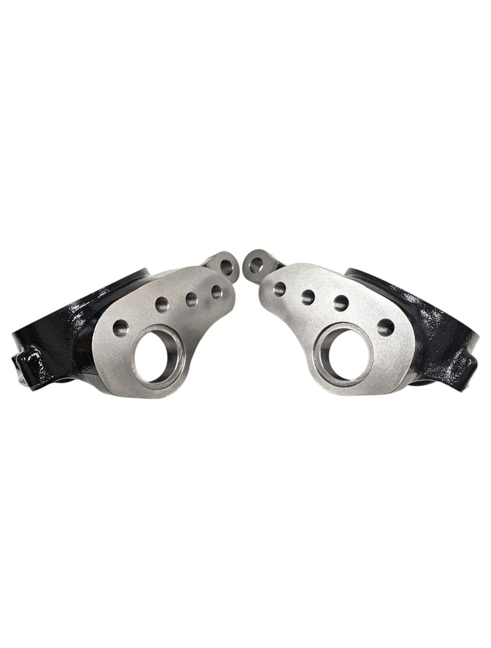 Pair of Dana 44 Four Stud Flat Top Knuckles, Nut Down