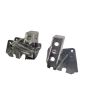 Front coilover axle brackets only for GM D60, with hardware to mount to axle and coilover spacers