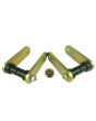Heavy Duty Front Shackle Kit for '67-87 ('91) GM Trucks with Aftermarket (Lift) Springs and FUSH Kit, Greaseable