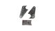 Traction Bar axle mount plates only - 3.375 radius (for 14 bolt FF housing) 2 plates make a kit.  This is an Unwelded kit