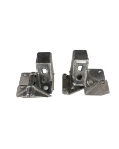 Front coilover axle brackets only for '77-79 Ford Dana 60, with hardware to mount to axle and coilover spacers