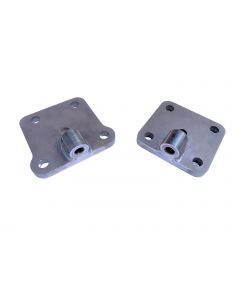 GM D60 Front U-Bolt Plates with Swaybar Mounts, Threaded RH 3/4"-10