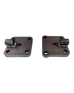 GM Dana 44 U-Bolt Plates, for 1967-1972 Axles with 2.75" Tube with Sway bar Mounts, Threaded RH 3/4"-10