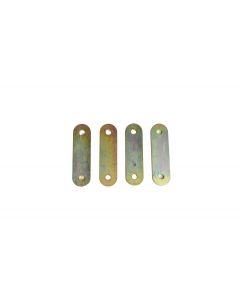 4.5" Front Shackle Plates for FUSH Only (set of 4 / zinc plated)