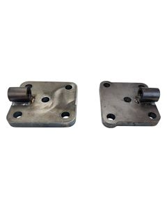 GM Dana 44 and Corporate 10 Bolt U-Bolt Plates for '73 and Newer Axles with 3" Tube with Sway bar Mounts, Threaded RH 3/4"-10