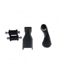 6 Inch Long Travel HD Rear Super Shackles with Greasable Shackle Bushings