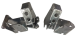 Front coilover axle brackets only for GM D44 73-91 with 3