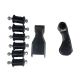 6 Inch Long Travel HD Rear Super Shackles With Spring Bushings