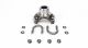 1350 Pinion Yoke for Dana 60/70, U-Bolt Style With Bolt Kit, Forged, US