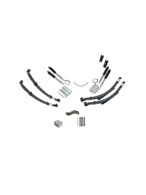 6 Inch Standard Suspension System 73-87(91) K5, K10, K20, and Suburban with D60 axle With Push Pull Steering