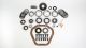 US Standard master overhaul kit for front Dana 60, Koyo bearings.

Includes carrier bearings/races, pinion bearings/races, shims, new ring gear bolts, diff cover gasket, inner axle seals, pinion slingers, pinion seal and nut, marking compound and brush.